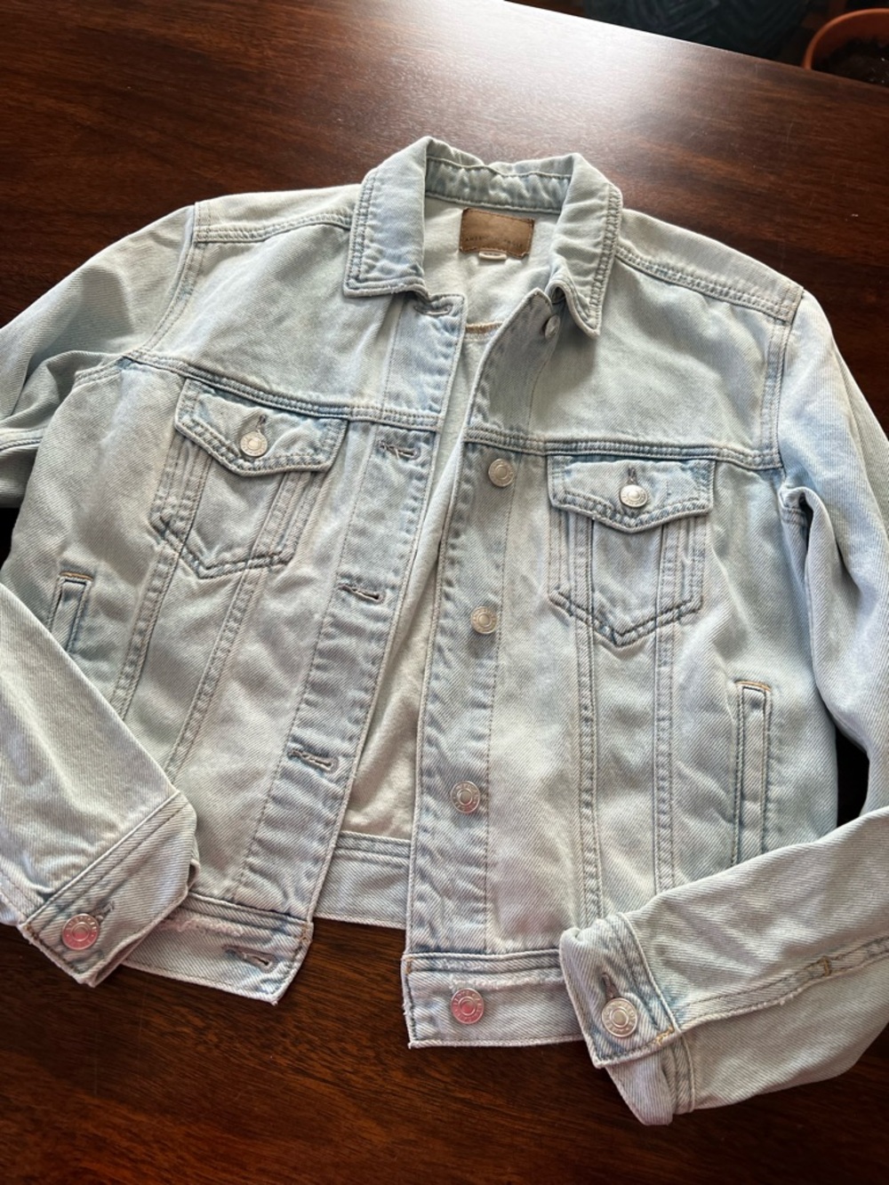 American Eagle Light Blue Denim Jacket size XS